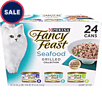 Fancy Feast Grilled Seafood Collection Wet Cat Food Variety Pack