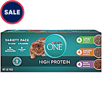 Purina ONE Natural, High Protein Cat Food Variety Pack, Turkey, Chicken and Tuna Recipes