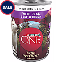 Purina ONE High Protein True Instinct Tender Cuts in Dog Food Gravy With Real Beef and Bison Wet Dog Food