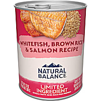 Natural Balance Limited Ingredient Whitefish Brown Rice & Salmon Recipe Wet Dog Food