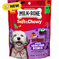Milk-Bone Graveyard Bones Soft & Chewy Mini's Halloween Dog Treats