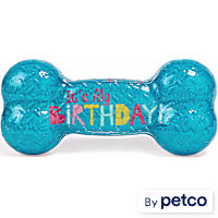 YOULY Birthday Bone TPR Dog Toy