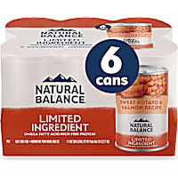 Natural Balance Limited Ingredient Adult Grain-Free Sweet Potato & Salmon Recipe Canned Wet Dog Food