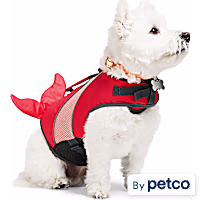 YOULY Dog Floatation Vest with Mermaid Fin
