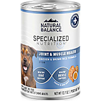 Natural Balance Specialized Nutrition Joint & Muscle Health Chicken & Brown Rice Formula Wet Dog Food