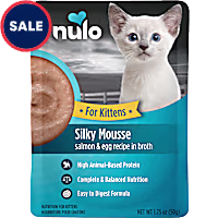 Nulo Silky Mousse Salmon with Egg Recipe in Broth Nutrition for Kittens