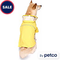 YOULY Classic Reflective Yellow Pet Raincoat