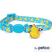 YOULY Rubber Duck Charm Breakaway Kitten Collar