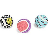 YOULY Pop Art Tennis Balls Dog Toy