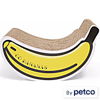 YOULY Pop Art Banana Scratcher Cat Toy