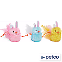 YOULY Easter Chicks Cat Toy Set