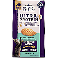 Natural Balance Ultra Protein Immune and Digestive Health Real Chicken & Chicken Meal Plus Dry Cat Food