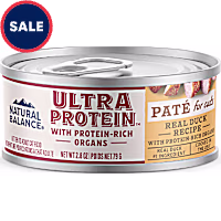Natural Balance Ultra Protein Real Duck Recipe with Protein-Rich Organs Pate Wet Cat Food