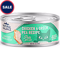 Natural Balance Limited Ingredient Chicken & Green Pea Pate Recipe Wet Cat Food