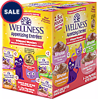 Wellness Appetizing Entrees Mousse Poultry Wet Cat Food Variety Pack
