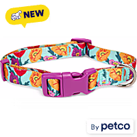 YOULY Multicolor Poppy Dog Collar