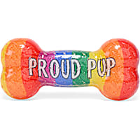 YOULY Proud Pup Rubber Bone Dog Toy