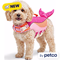 YOULY Dog Flotation Vest with Mermaid Tail