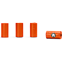 YOULY Orange Waste Bag Refills for Dogs