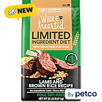 WholeHearted Limited Ingredient Diet Lamb & Brown Rice Recipe Dog Food
