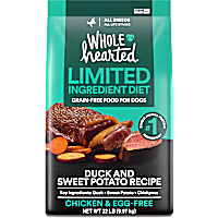 WholeHearted Limited Ingredient Diet Duck & Sweet Potato Recipe Dog Food