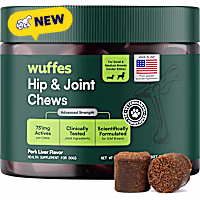 Wuffes Advanced Hip & Joint Support Soft Chews for Dogs, Small & Medium Breeds