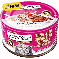 Fussie Cat Premium Tuna w/Oceanfish in Goat Milk Cat Food