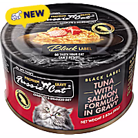Fussie Cat Premium Tuna w/Salmon in Gravy Cat Food