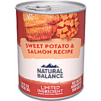 Natural Balance Limited Ingredient Adult Grain-Free Wet Canned Dog Food Sweet Potato & Salmon Recipe