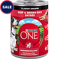 Purina ONE Classic Ground Beef & Brown Rice Entree Adult Wet Dog Food