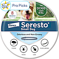 Seresto Vet-Recommended Flea & Tick Prevention Collar for Small Dogs Under 18 lbs.