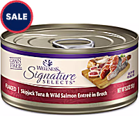 Wellness CORE Signature Selects Natural Grain Free Flaked Skipjack Tuna & Salmon Wet Cat Food