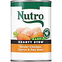 Nutro Cuts in Gravy Tender Chicken, Carrot & Pea Hearty Stew Adult Canned Wet Dog Food