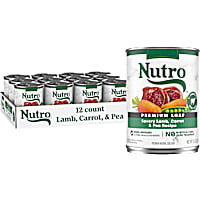 Nutro Premium Loaf Adult Natural Grain Free Savory Lamb, Carrot & Pea Recipe Wet Dog Food
