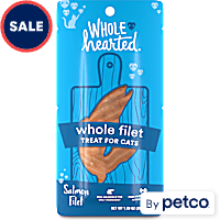WholeHearted Protein-Rich Salmon Filet Cat Treat