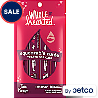 WholeHearted Tuna Recipe Puree Squeezable Cat Treats