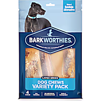 Barkworthies Large Breed Variety Pack Dog Treats