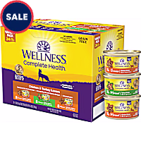 Wellness Complete Health Chicken & Turkey Lovers Variety Pack Wet Adult Cat Food