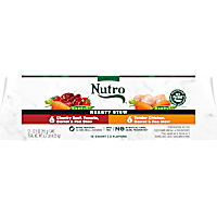 Nutro Hearty Stew Adult Natural Grain Free Cuts in Gravy Chicken & Beef, Tomato Variety Pack Wet Dog Food