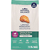 Natural Balance Limited Ingredient Small Breed Adult Grain-Free Dry Dog Food Chicken & Sweet Potato Recipe