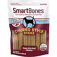 SmartBones Churro-Style Sticks With Chicken Dog Treats