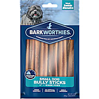 Barkworthies Odor Free Bully Sticks Small Dog Chews