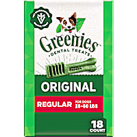 Greenies Original Regular Size Flavor Adult Natural Dental Dog Treats