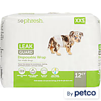 So Phresh Leak Guard Disposable Wrap For Male Dogs