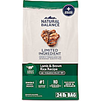 Natural Balance Limited Ingredient Adult Dry Dog Food with Healthy Grains Lamb & Brown Rice Recipe
