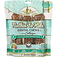 Fieldcrest Farms Nothin' to Hide 7" Dental Wave Beef Flavor Dog Chew