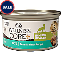 Wellness CORE+ Immune Health Natural Grain Free Tuna & Salmon Pate Canned Wet Cat Food
