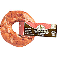 Fieldcrest Farms Nothin' to Hide Small Bagel 3" Salmon for Dogs