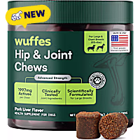 Wuffes Advanced Hip & Joint Support Soft Chews for Dogs, Large & Giant Breeds