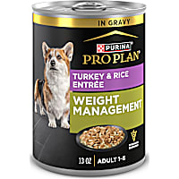 Purina Pro Plan Weight Management Wet Dog Food Turkey and Rice Entree in Gravy